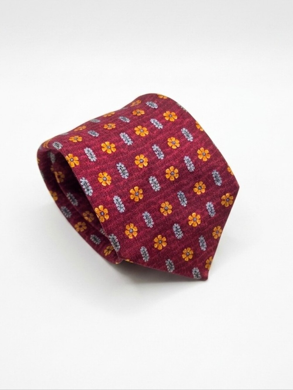 Robert Talbott Studio Silk Floral Mens Tie 61in Designer Luxury Office Carweer